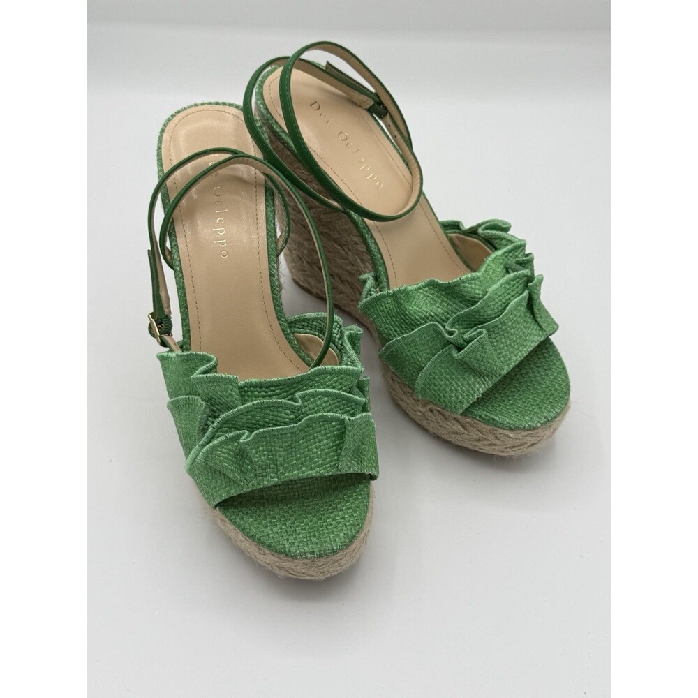 (Authentic) Dee Ocleppo Espadrille Wedge Sandal NWT Size 6 Retail $345.00